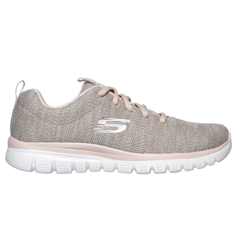 Дамски спортни обувки  GRACEFUL-TWISTEDFORTUNE бежови - Бежов Skechers