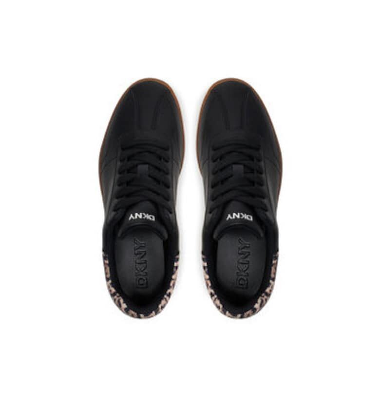 Дамски спортни обувки - K1567385 -  Естествена кожа - Черен - Черен DKNY