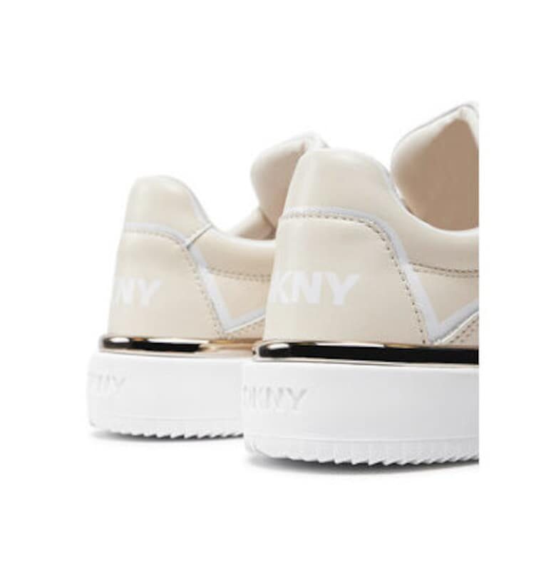 Дамски спортни обувки - K3491306 -  Естествена кожа - Екрю DKNY