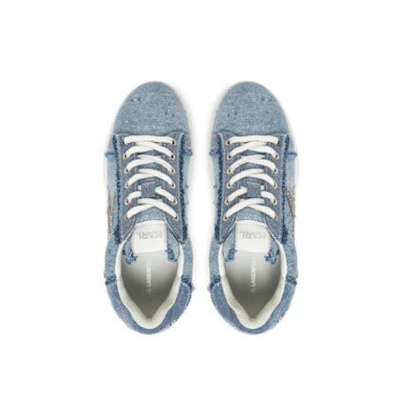 Дамски спортни обувки - KL42372S -  Текстил - Син Karl Lagerfeld