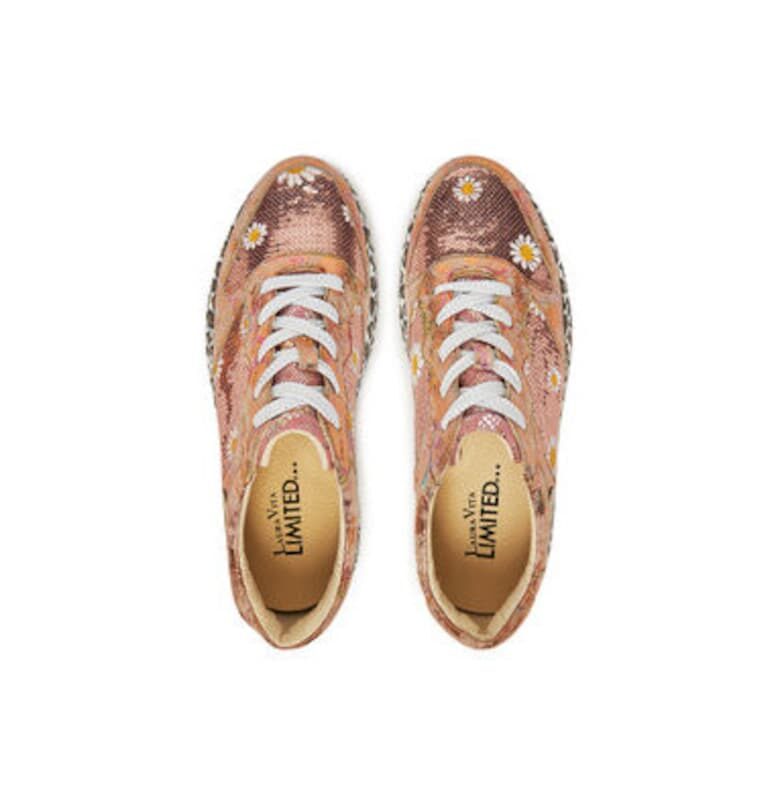 Дамски спортни обувки - NIKITO 52 -  Естествена кожа - Розов - Розово Laura Vita