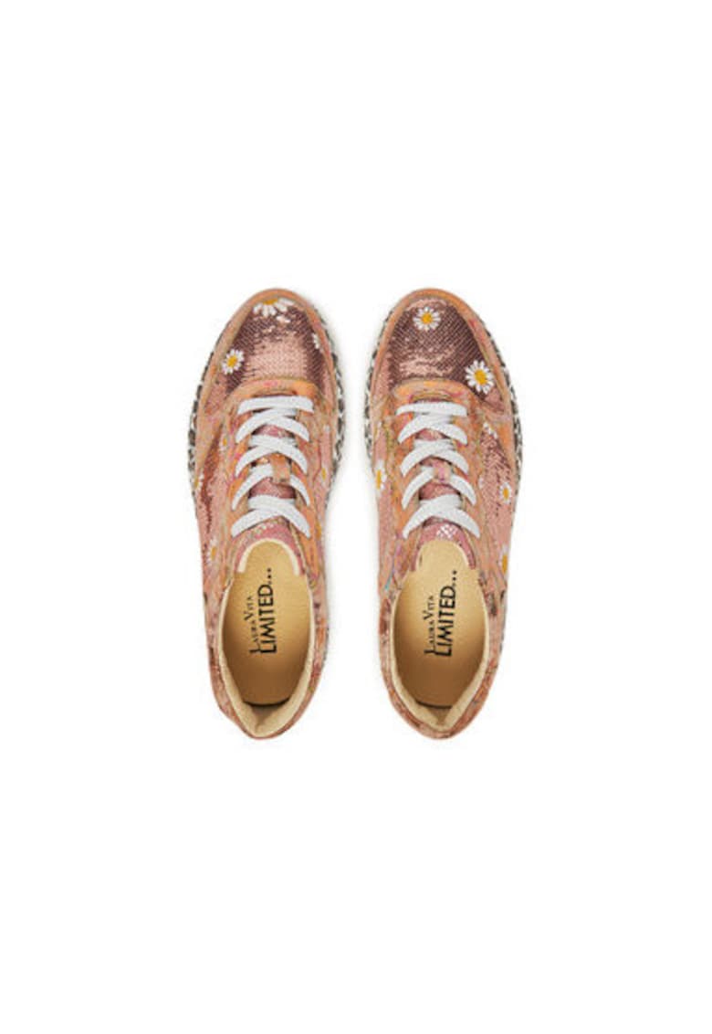 Дамски спортни обувки - NIKITO 52 - Естествена кожа - Розов - Розово Laura Vita