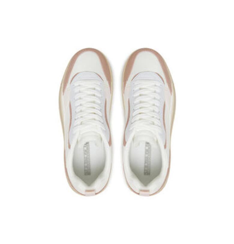 Дамски спортни обувки - NP0A4IR6 -  Естествена кожа - Бял Napapijri