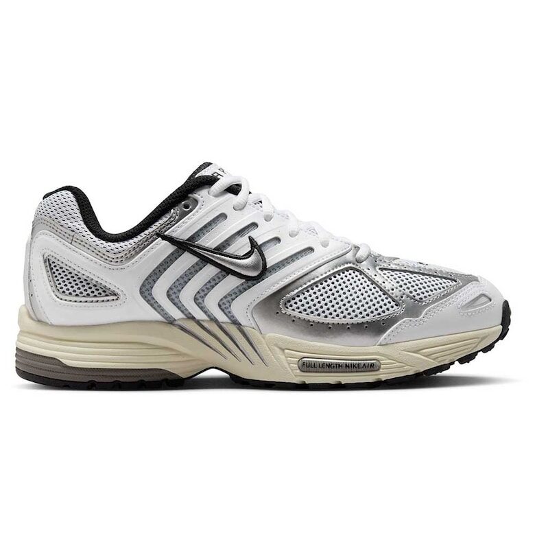 Дамски спортни обувки  Pegasus - бял/черен - еко кожа - омекотяване Nike Air - каучукова подметка тип вафла Nike