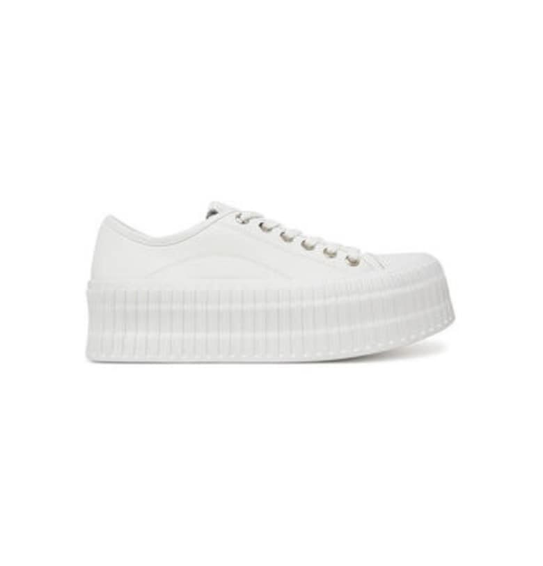 Дамски спортни обувки - RR2N4110 -  Естествена кожа - Бял GOE