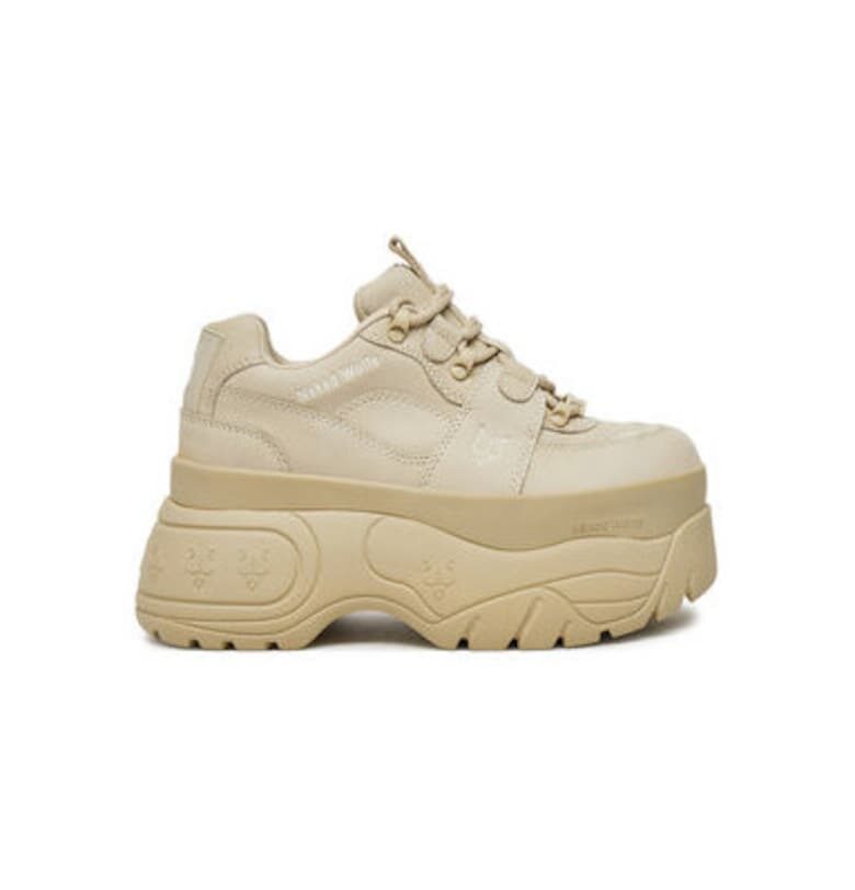 Дамски спортни обувки - SINNER -  Естествена кожа - Бежов NAKED WOLFE