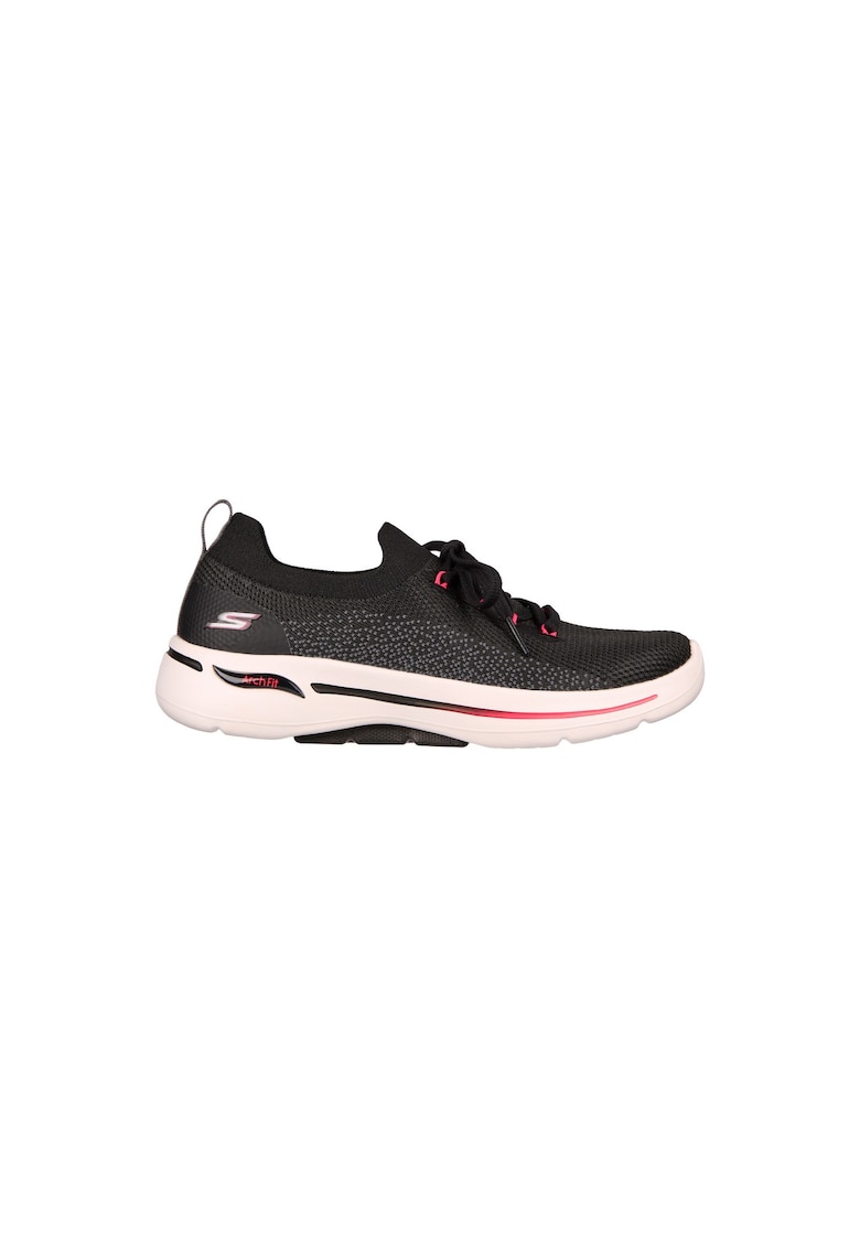 Дамски спортни обувки Slip On Go Walk Arch Fit Clancy - черни - Черен Skechers