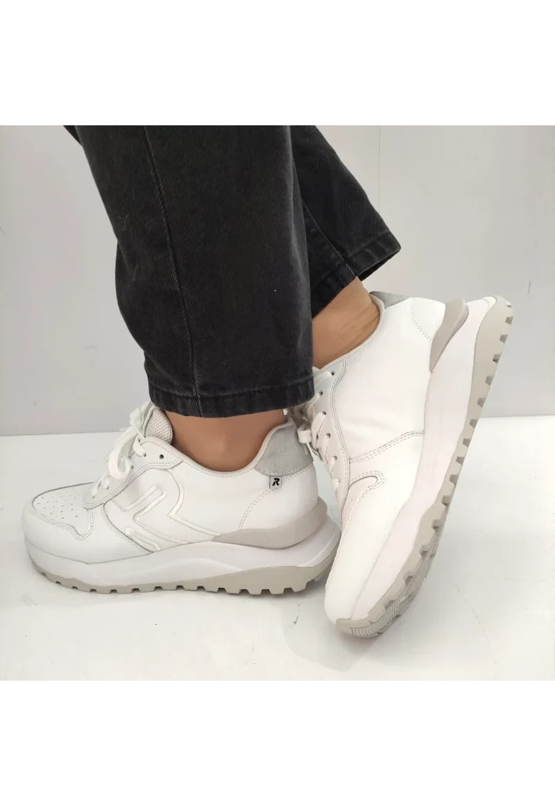 Дамски спортни обувки W2502-80 Бели - Бял Rieker