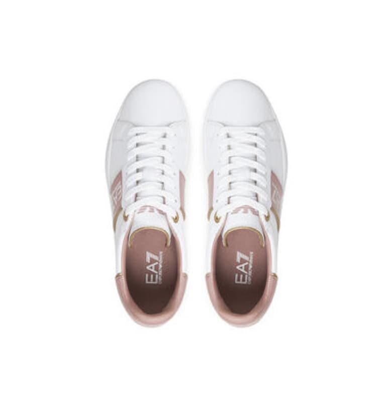 Дамски спортни обувки - X8X102 XK346 -  Emporio Armani - Естествена кожа - Бял EA7