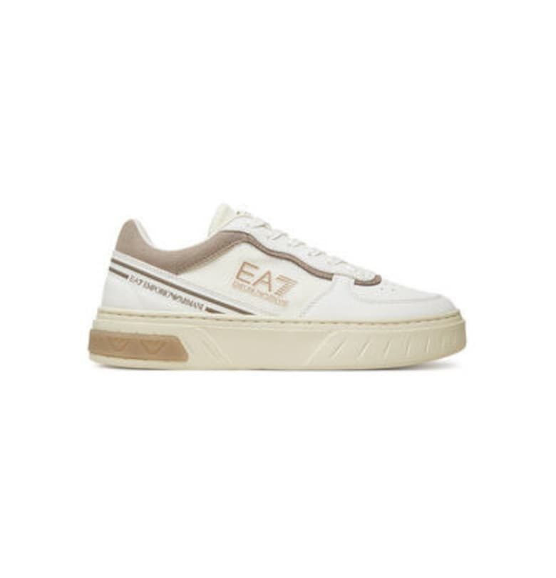 Дамски спортни обувки - X8X173 XK374 -  Emporio Armani - Екокожа - Бял EA7