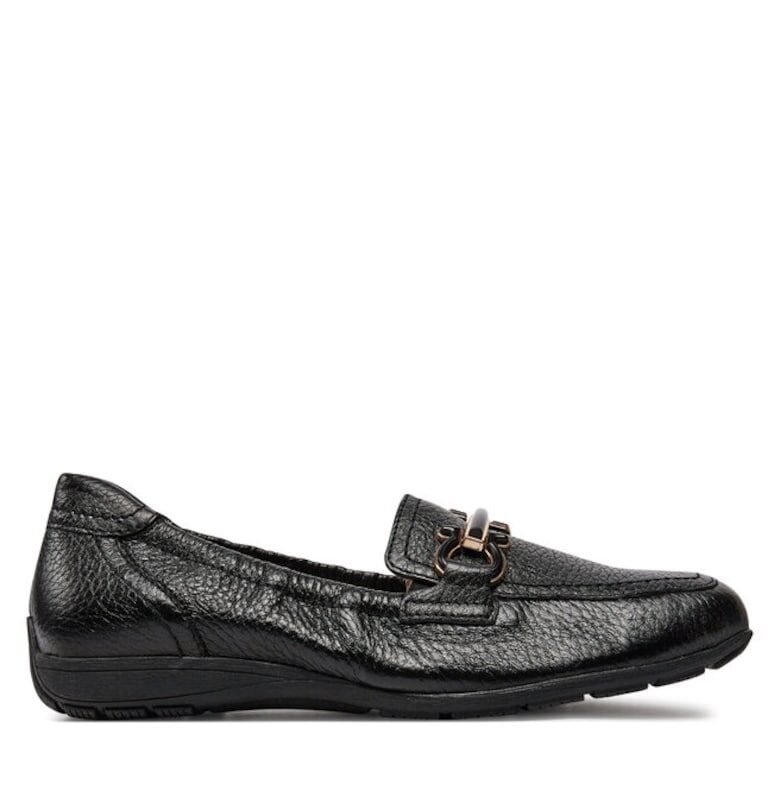 Дамски спортни обувки -  Естествена кожа - Черен - Черен Caprice