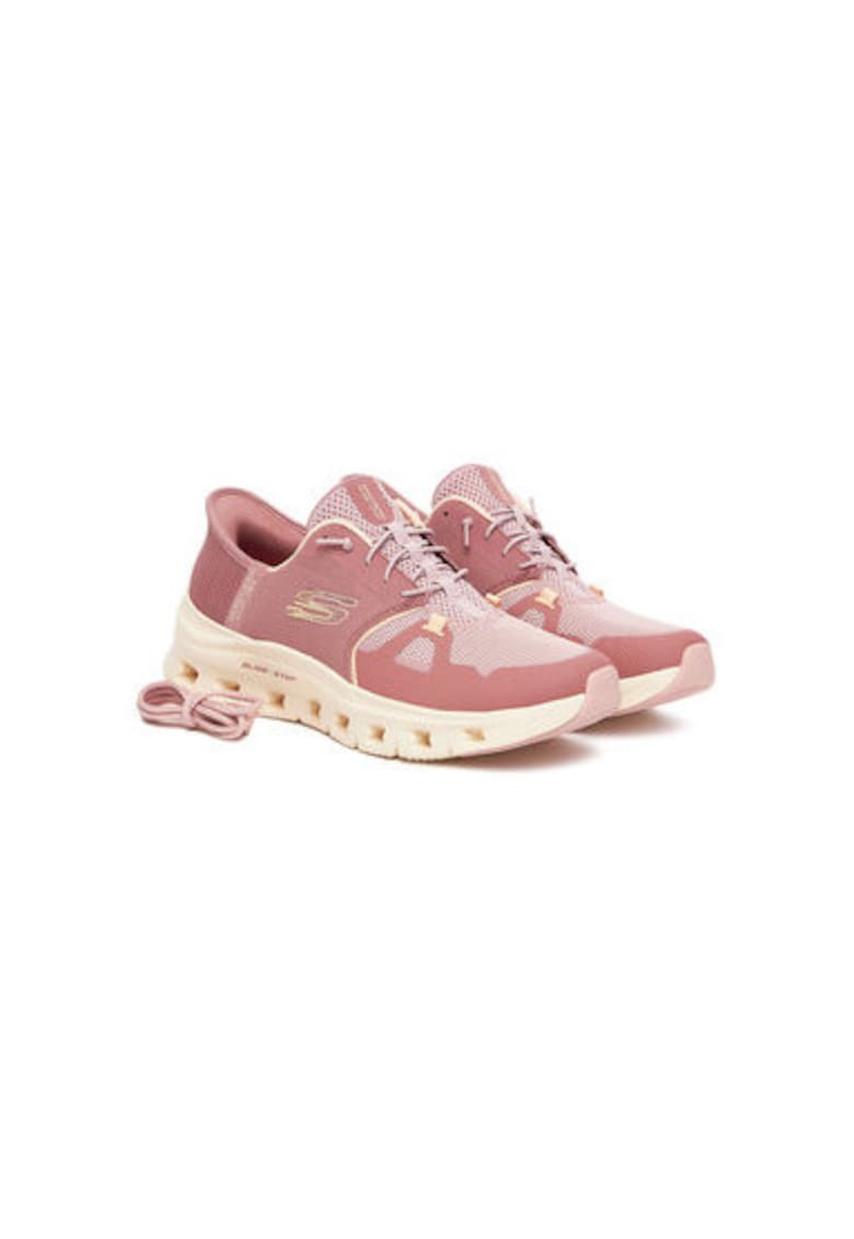 Дамски спортни обувки Текстилни - Сив Skechers