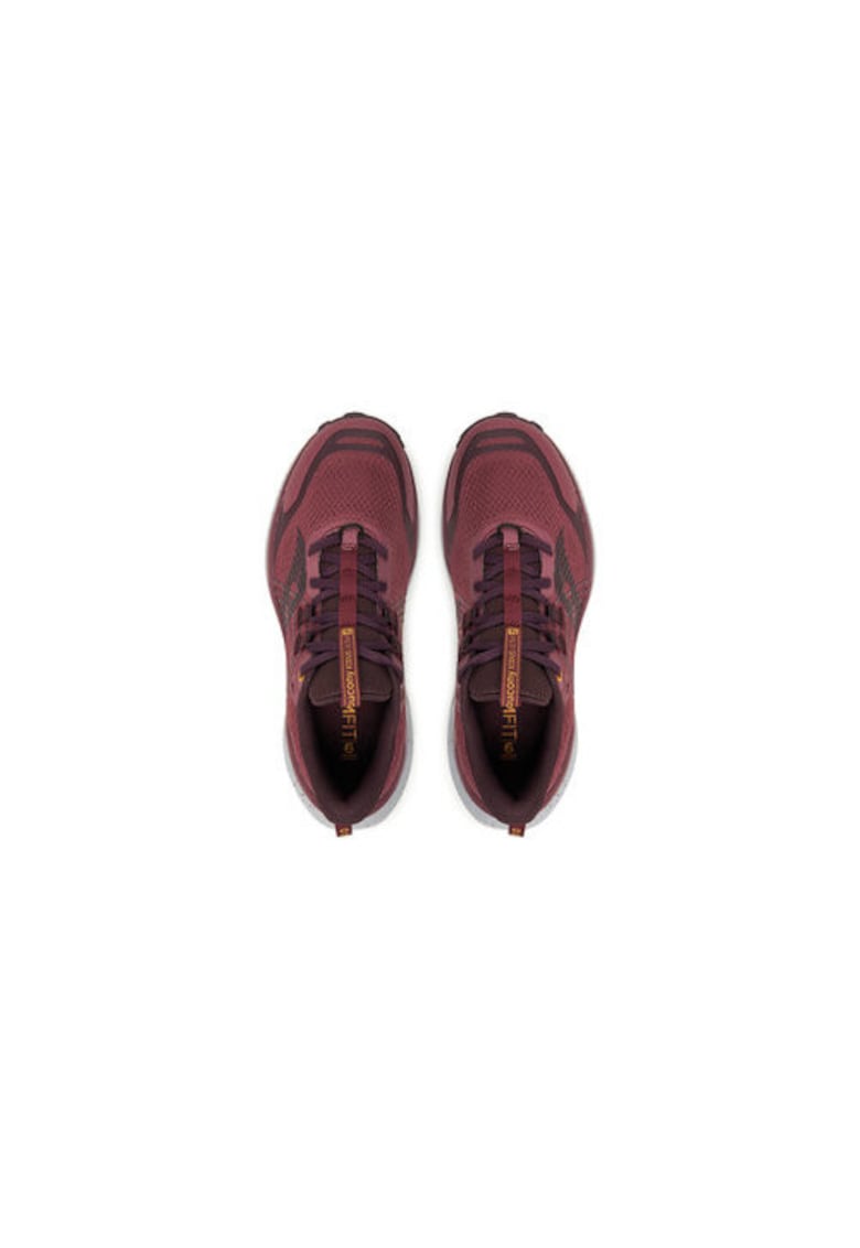 Дамски спортни обувки - бягане - бордо - текстил Saucony