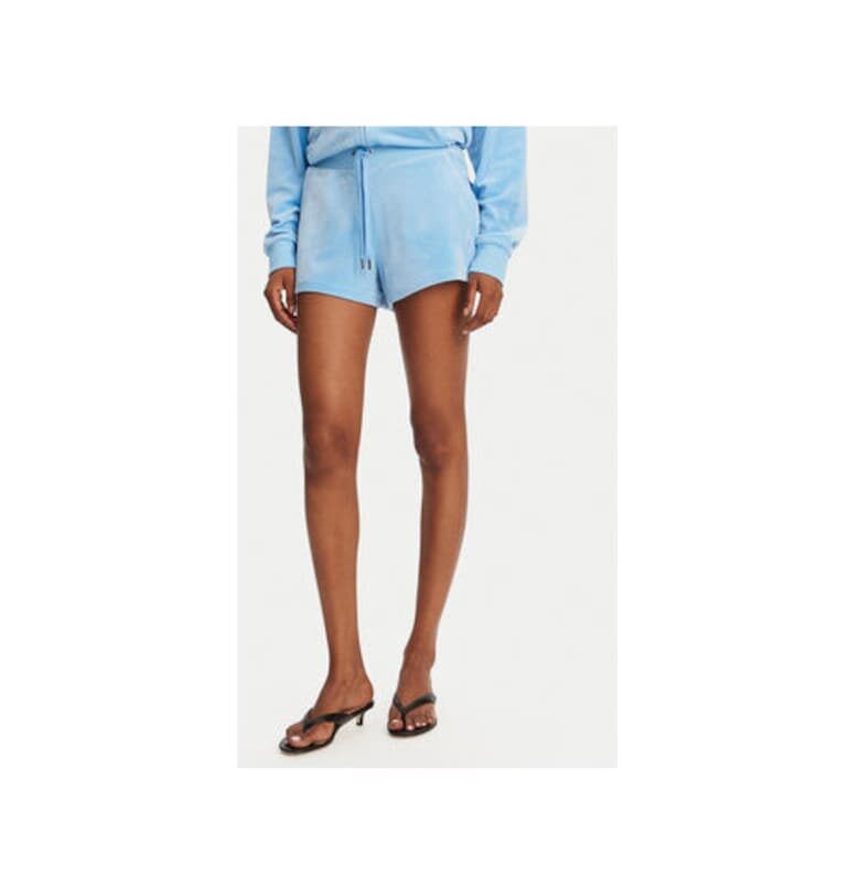 Дамски спортни шорти  JCBHS224801 - Полиестер/Еластан - Син - Син Juicy Couture