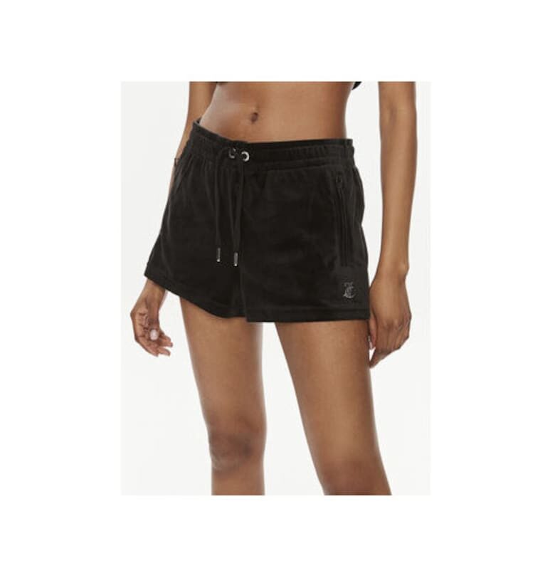 Дамски спортни шорти  JCWH121001 - Полиестер/Еластан - Черен - Черен Juicy Couture