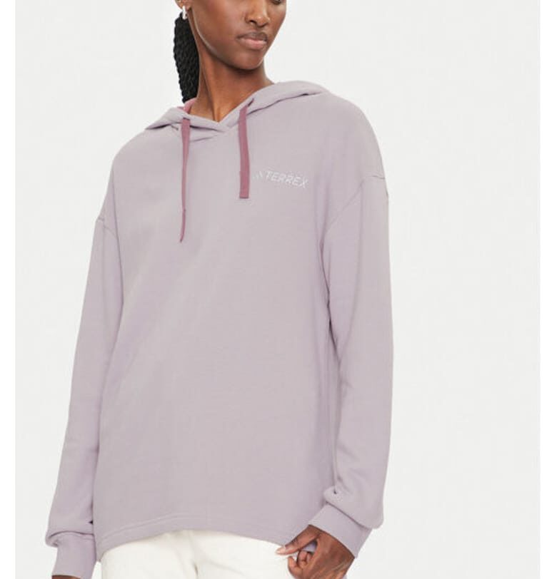 Дамски суитшърт -  304055799 - Органичен памук - Розов adidas