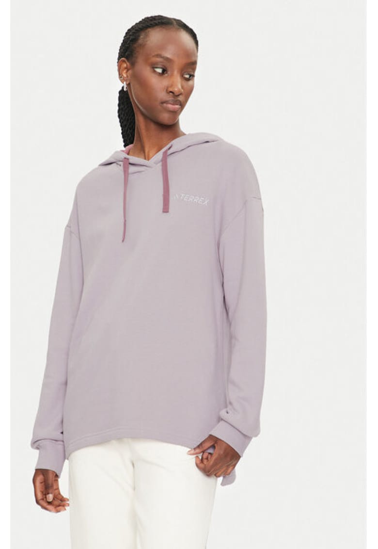 Дамски суитшърт - 304055799 - Органичен памук - Розов adidas