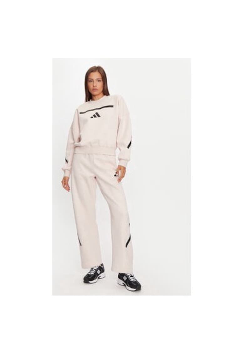 Дамски суитшърт 304063350 - Рециклиран полиестер/Памук - XL INTL - Розов adidas