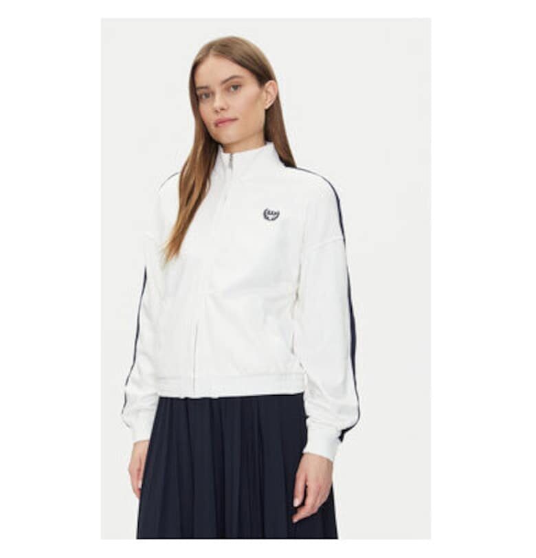 Дамски суитшърт  732240-03 - Памук/Рециклиран полиестер - Бял - Бял GAP