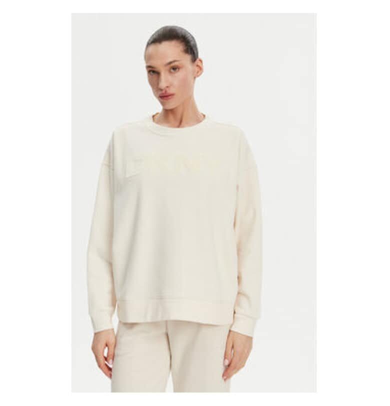 Дамски суитшърт  DP5T1140 - Памук/Полиестер - Екрю DKNY