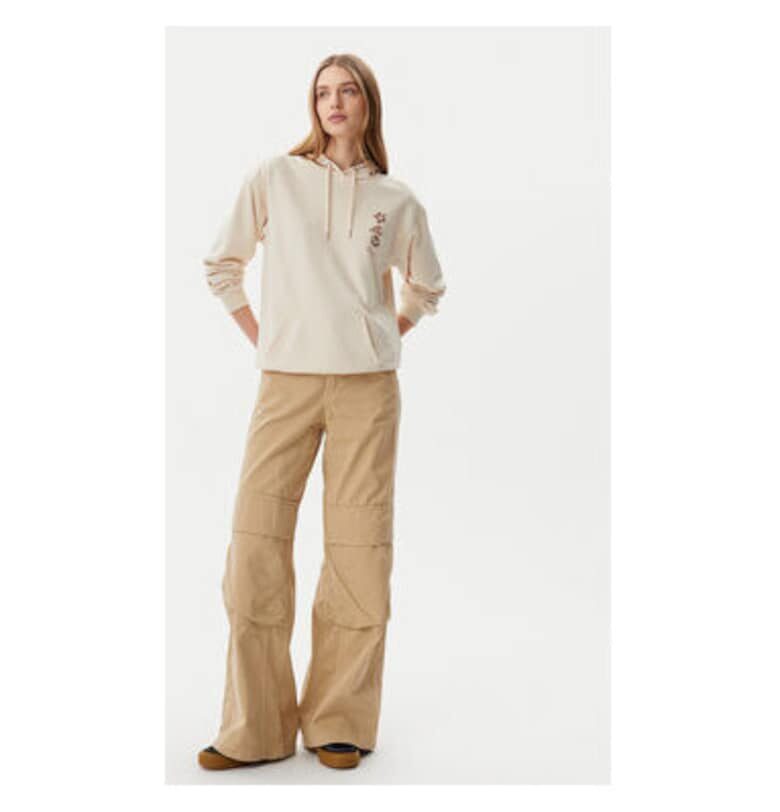 Дамски суитшърт  ERJFT04952-TEC0 - Памук/Полиестер - Бежов - Бежов ROXY