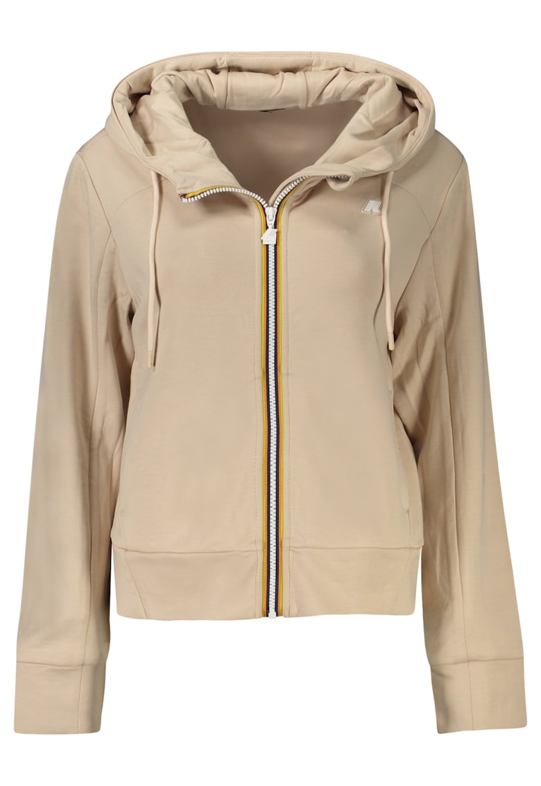 Дамски суичър - 81% полиестер - 4% еластан - 15% вискоза - розов - K2132CWDIVINELIGHTSPACER - Розово K-Way