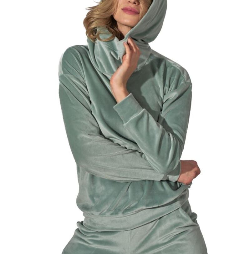 Дамски суичър Ygenet M745 лъж - Зелен Figl