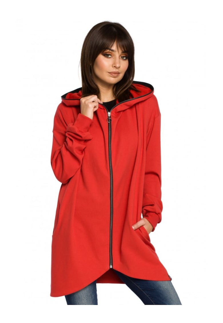 Дамски суичър - Памук/Полиестер/Вискоза 32'4 - Червен OEM