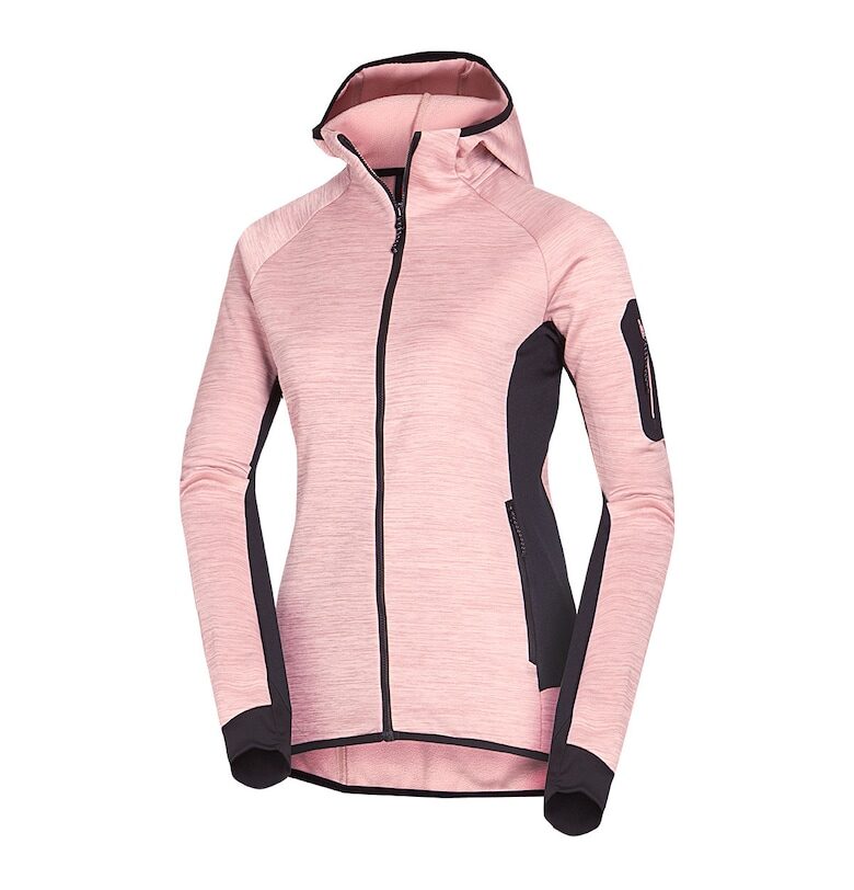 Дамски суичър от меланж полар за трекинг Coleen NORTHFINDER