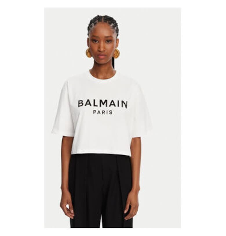 Дамски тениски -  305313256 - Памук - Бял Balmain