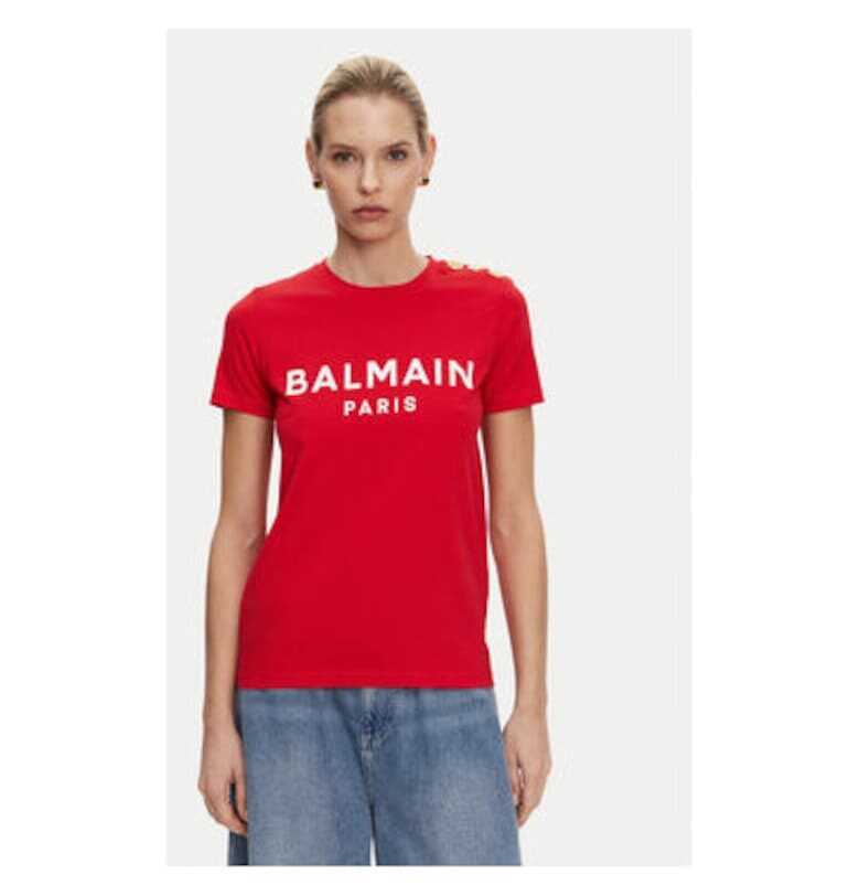 Дамски тениски -  305313287 - Памук - Черен - Черен Balmain