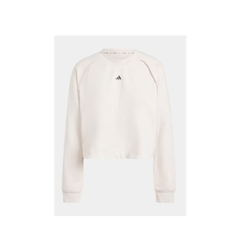 Дамски термо суитшърт -  303461263 - Рециклиран полиестер/Памук - Розов adidas