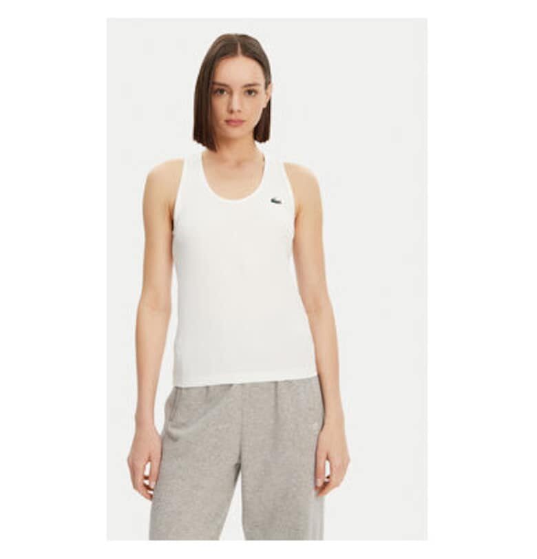 Дамски топ  TF4874 - Полиестер/Еластан - 46795 - Бял Lacoste