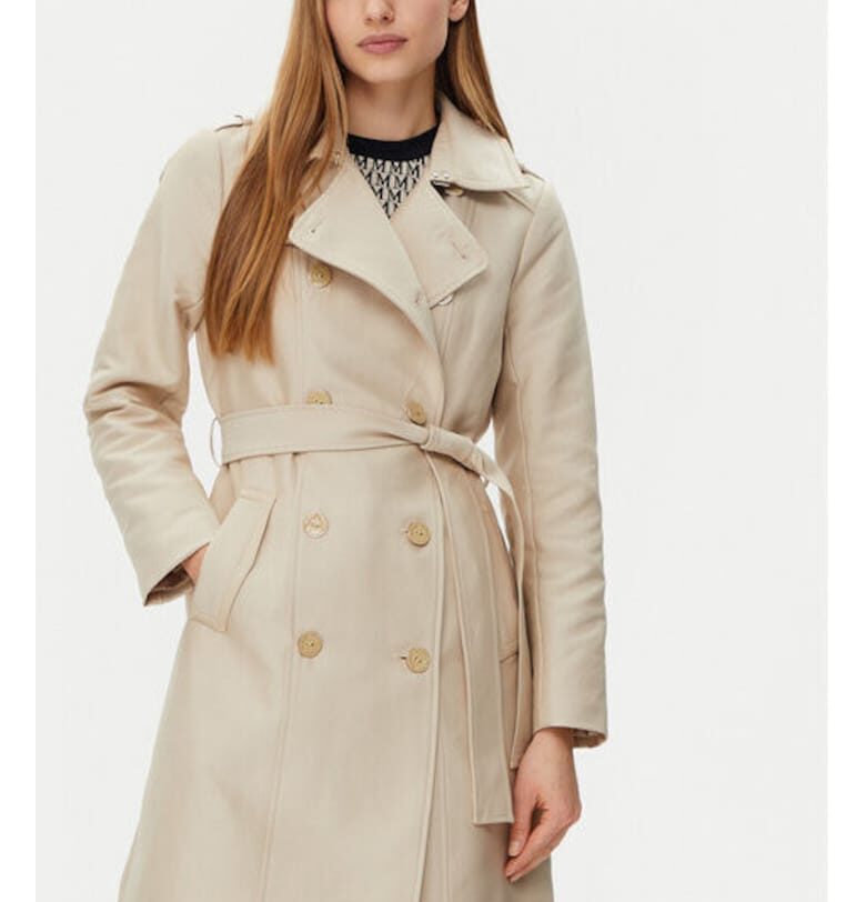 Дамски тренчкот -  305253026 - Полиестер/Памук - Бежов - Бежов Morgan