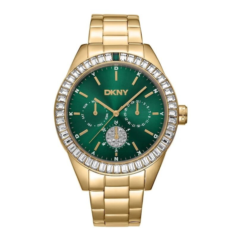 Дамски часовник  DK1L027M0055 златист 40мм стомана DKNY
