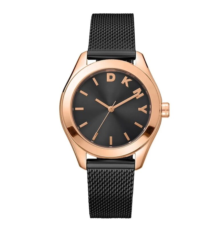 Дамски часовник  DK1L032M0065 черен стомана 34мм 5ATM DKNY