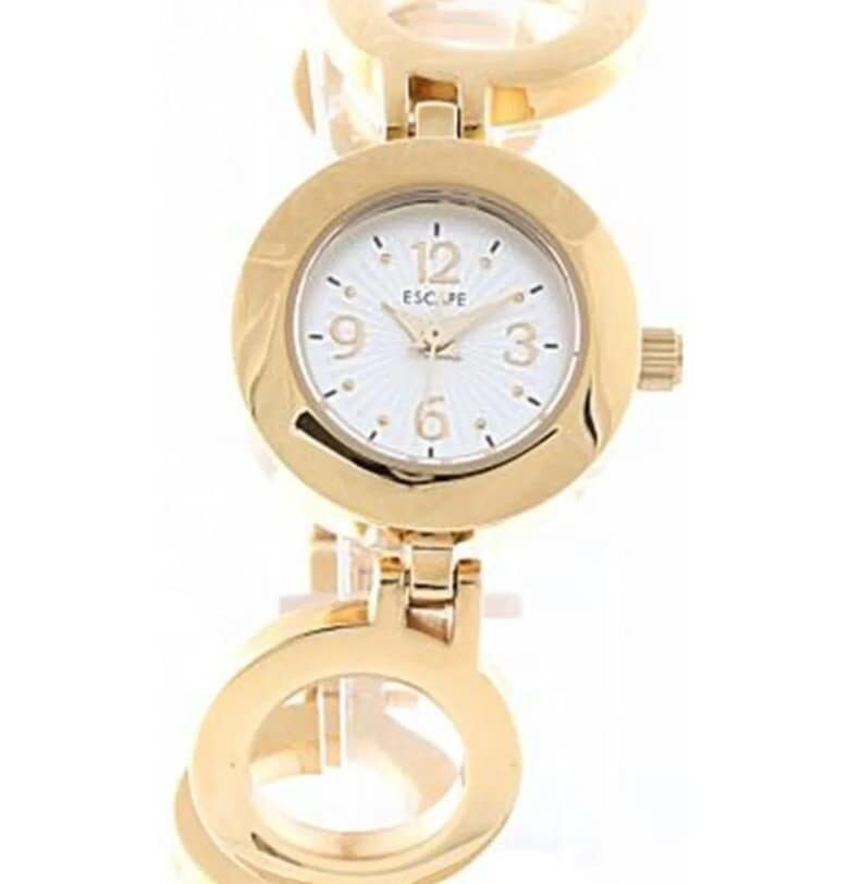 Дамски часовник  ECP10452 златист стомана 22мм 5ATM Escape