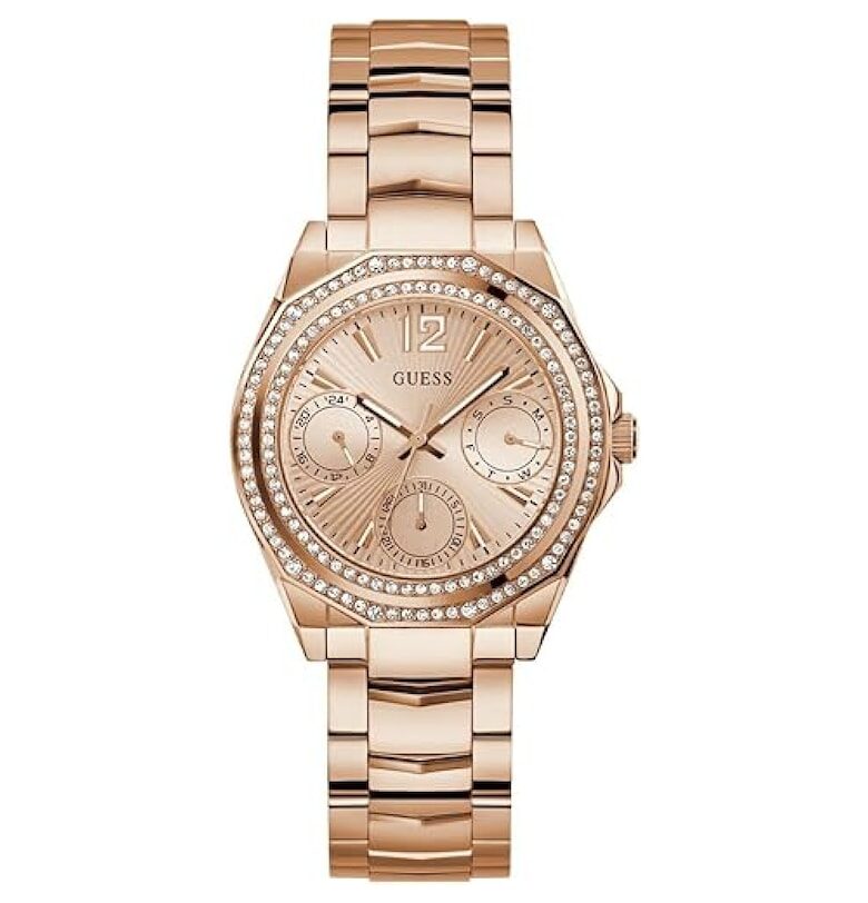 Дамски часовник -  Empower GW0759L3 - кварцов механизъм - инокс - сребрист GUESS