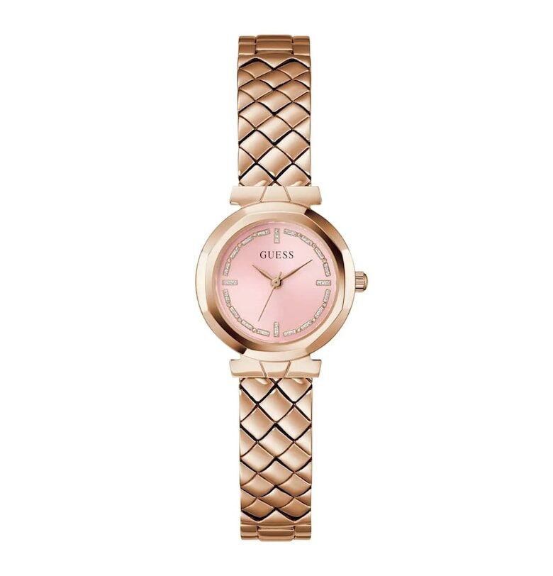 Дамски часовник  GW0839L3 - кварцов механизъм - стомана - 26мм - розово злато GUESS