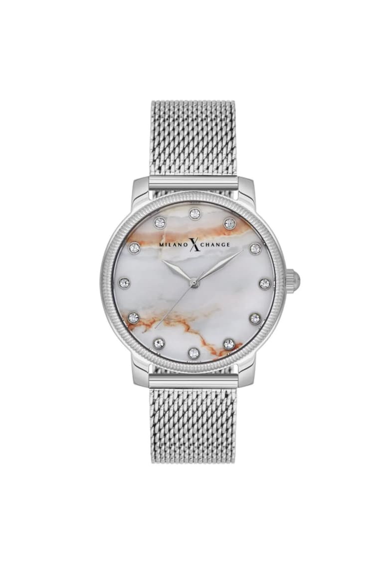 Дамски часовник MEX1138 - 38мм - стоманена верижка - сребрист - водоустойчив 3 ATM Milano X Change