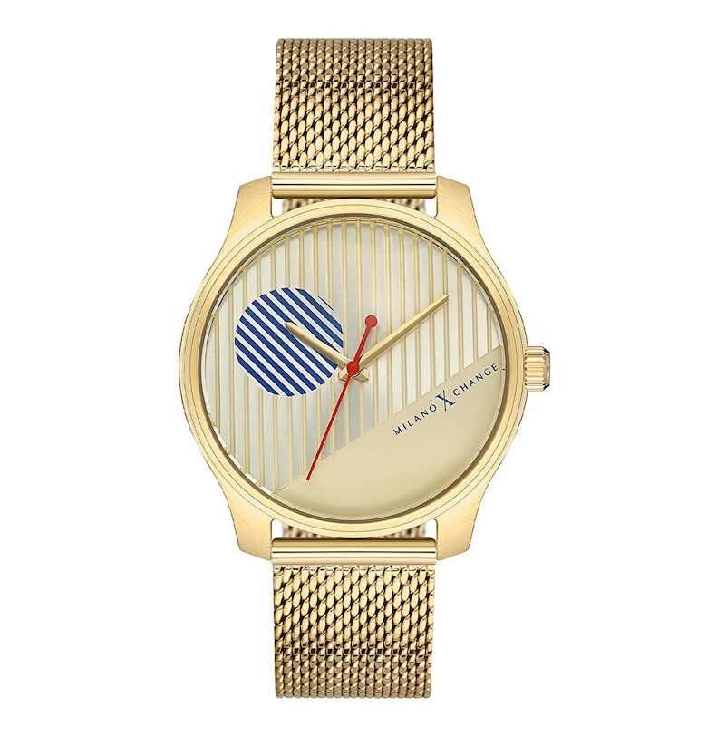 Дамски часовник  MEX1169 златист 38мм текстил Milano X Change