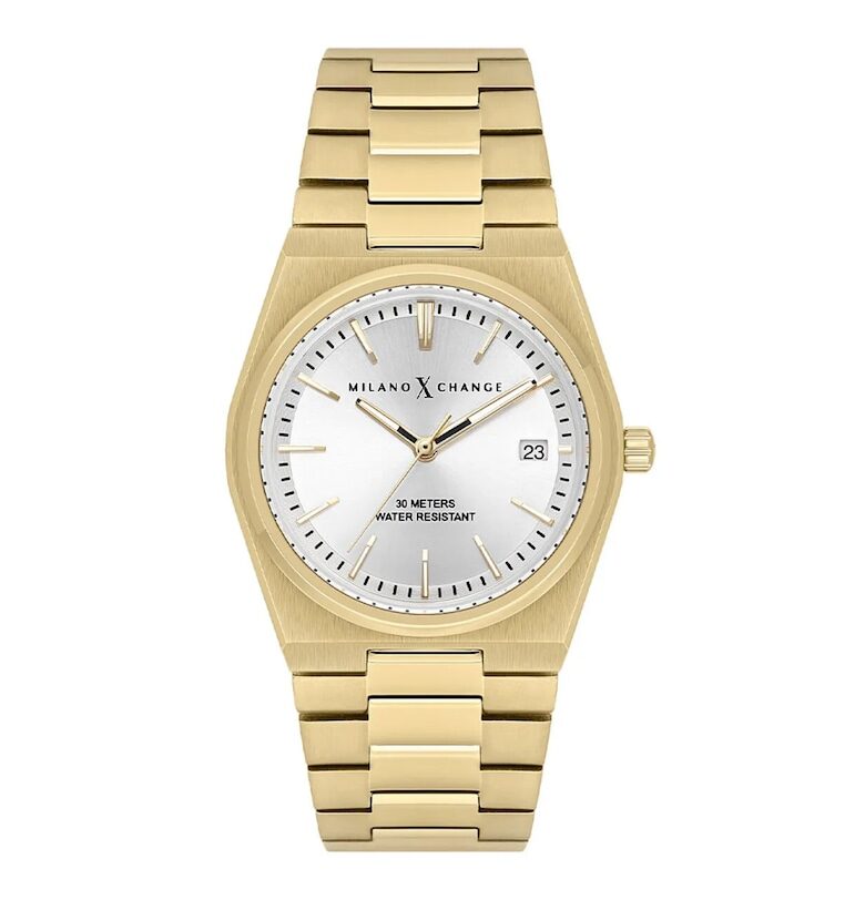Дамски часовник  MXL5121 34мм - златист цвят - златиста каишка Milano X Change