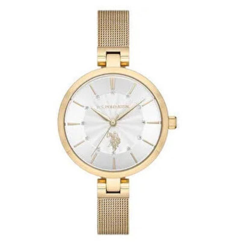 Дамски часовник US Polo Assn. USPA2025-05 - Gold US Polo Assn