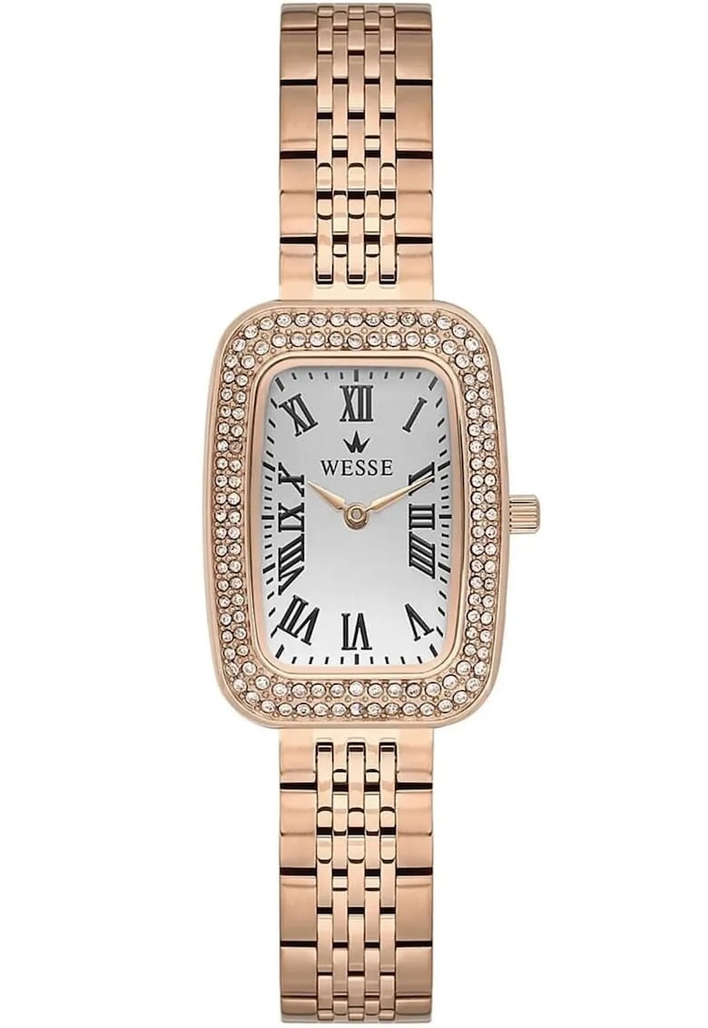 Дамски часовник WWL113802 - корпус 33 мм - стоманена каишка - 3 ATM - златист - Rose Gold Wesse