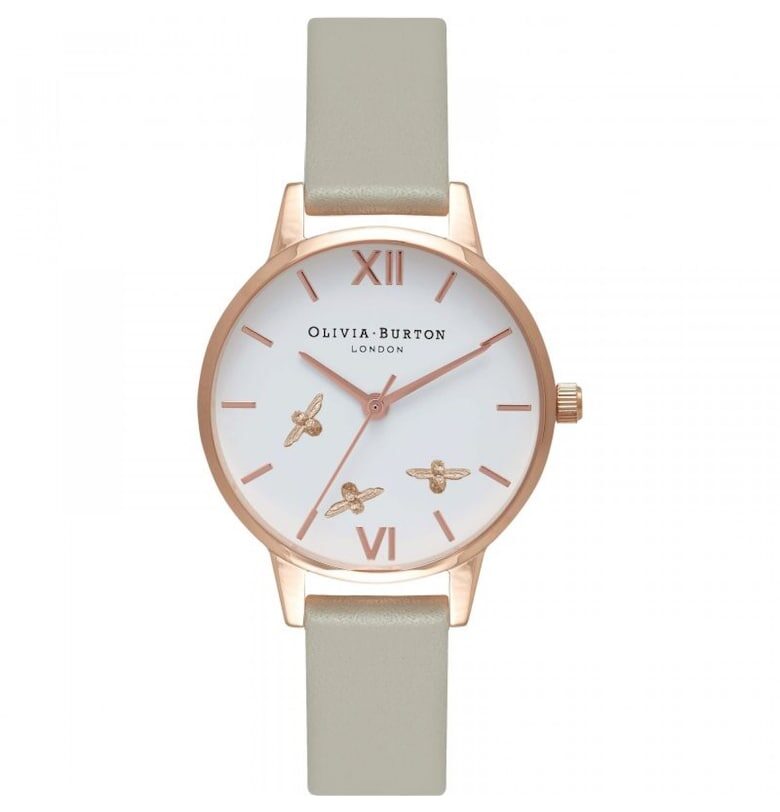 Дамски часовник -  Заети пчели 1314309968 - Сив OLIVIA BURTON