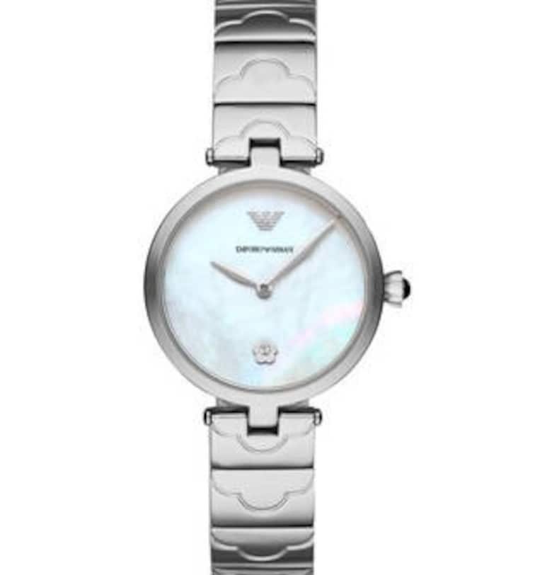 Дамски часовник -  Неръждаема стомана - Кварц - 32 мм - Сребрист Emporio Armani