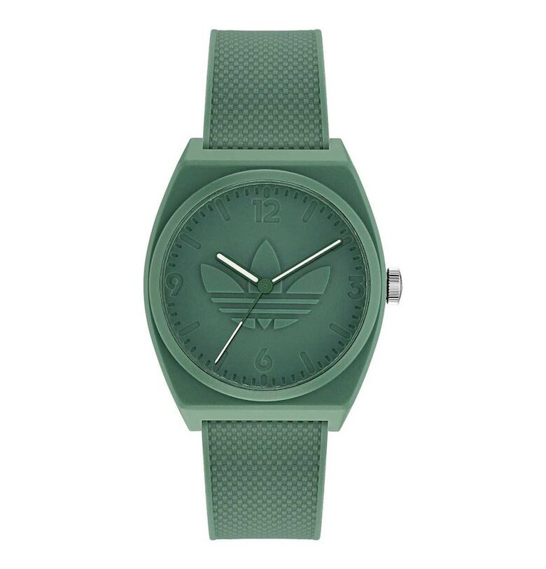 Дамски часовник  Пластмаса/Гума Зелен adidas