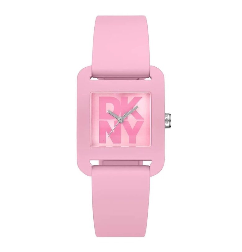 Дамски часовник -  модел DK1L002P0045 - розов - 26x30мм - водоустойчив 3 ATM DKNY