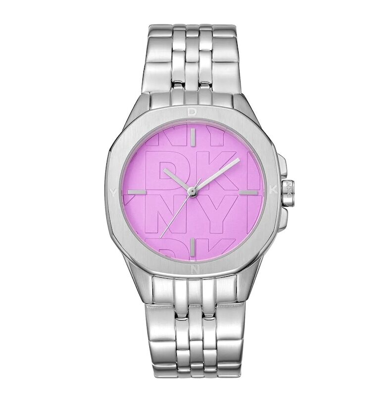 Дамски часовник  модел DK1L012M0055 - стоманена каишка - 34мм - сребрист DKNY