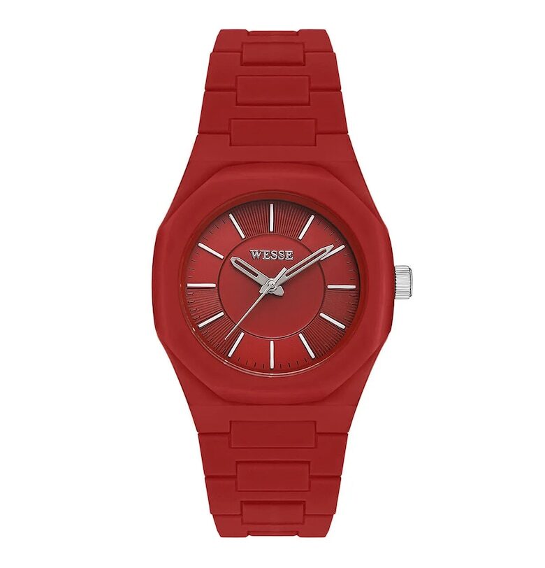 Дамски часовник  модел WWL111707 - 36 мм - пластмасова каишка - пластмасов корпус - червен - 5ATM Wesse